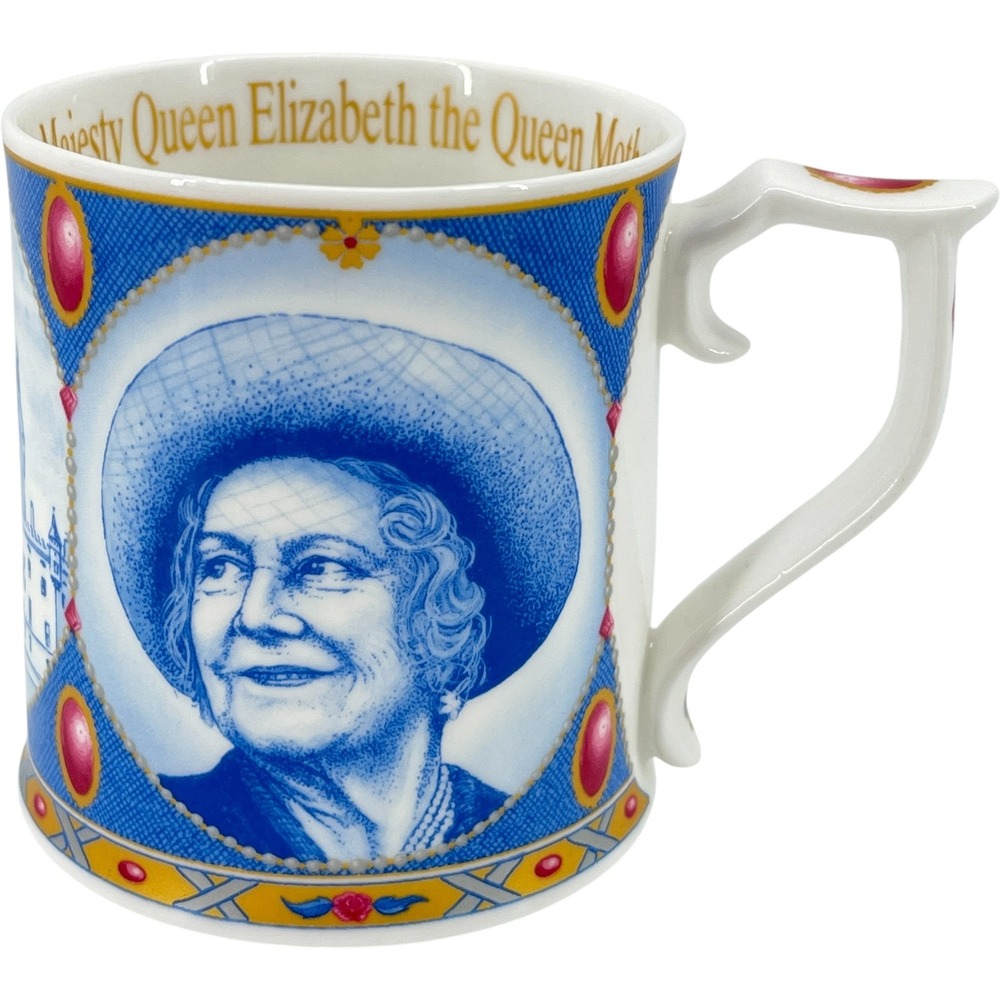 Sutherland Bone China Queen Mother 100th Birthday Commemorative Mug England